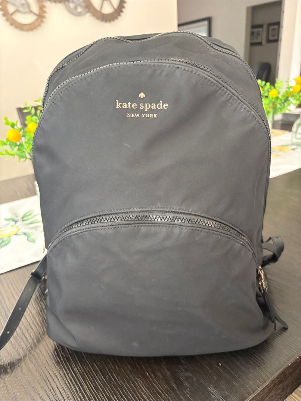 KATE SPADE  Black Nylon Backpack - Kate Spade New York